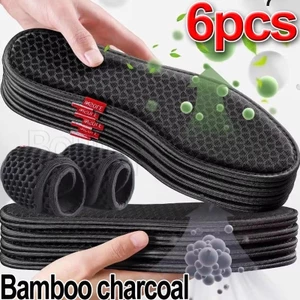 6 / 2 Đế Khử Mùi Than Tre - Giày Thể Thao Chạy Bộ Nam - Miếng Lót Giày Thấm Hút Thoáng Khí Lưới - Đế Khử Mùi - Đệm Giày Co Giãn