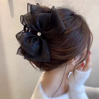 Kẹp lông vũ cao cấp 2024 Kẹp cá mập lớn sáng bóng mới