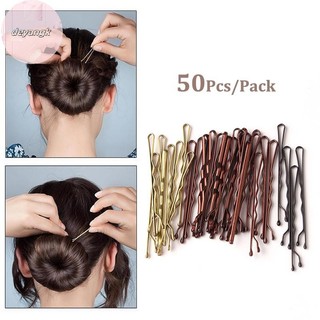 Deyangk 50 Chiếc 5cm Nữ Kẹp Tóc Xoăn Sóng Cầm Kiểu Tóc Kẹp Tóc Nữ Bobby Chân Tạo Kiểu Phụ Kiện Tóc VN