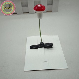 SAFENH 5 Cái Dễ Thương Cỏ Vui Nhộn Đậu Mầm Lò Xo Kẹp Dễ Thương Nấm Anh Đào Phụ Kiện Tóc VN