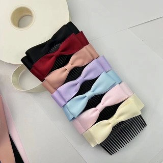 Mũ đội đầu lược đảo ngược nơ xanh tính khí vô hình
