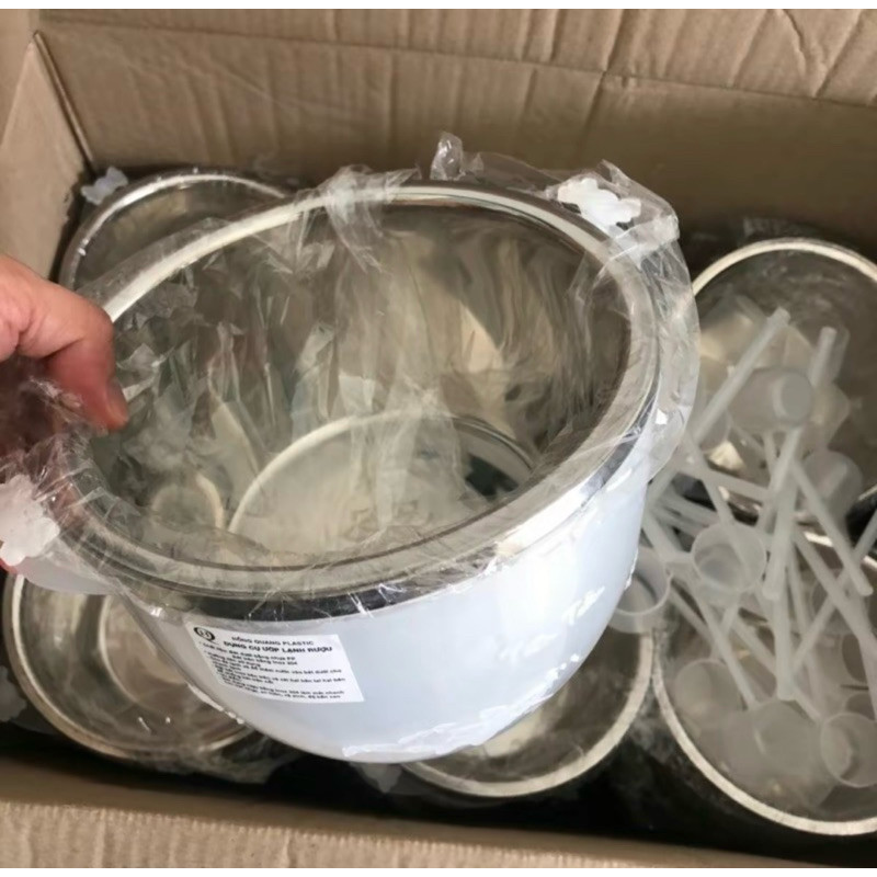 Bát ướp rượu nóng, lạnh inox cao cấp (TẶNG GÁO MÚC RƯỢU)