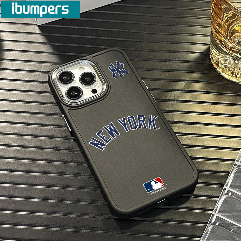 ibumpers Ốp Lưng IPhone MLB LOS ANGELES DODGERS Ốp Điện Thoại Silicon Mềm Sang Chảnh Chống Bẩn Chống Sốc Cho IPhone 16 15 14 12 13 11 Pro Max IP 7 8 Plus X XS XR