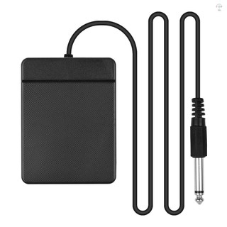 Giao diện 6.35mm Bàn đạp duy trì nhỏ gọn Bàn đạp đơn đa năng cho nhạc cụ Di động Cuộn lên Đàn Piano Bàn phím điện tử Elctronic Roll Up Trống