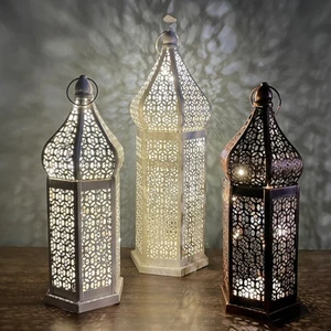 SA Vintaged LED Sắt Chiếu Sáng Đèn Kim Loại Để Tạo Không Gian Sống Giáng Sinh
