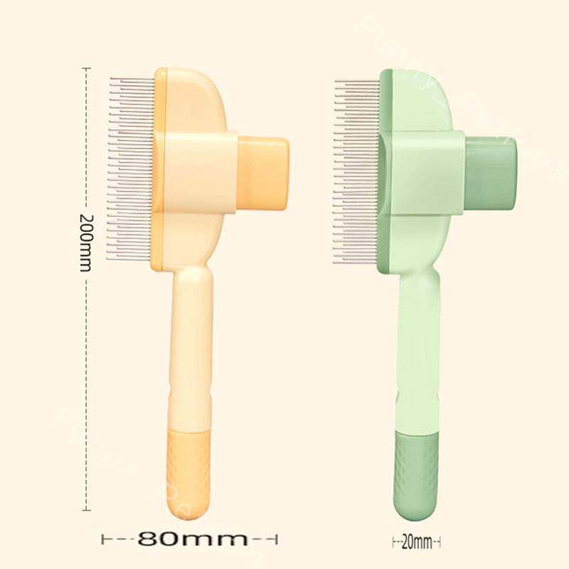 Thú Cưng Kim Lược Làm Sạch Mèo Lược Tóc Dài Chó Loại Bỏ Nổi Tóc Chải Sikat Kucing Thú Cưng Chải Lông Dụng Cụ
