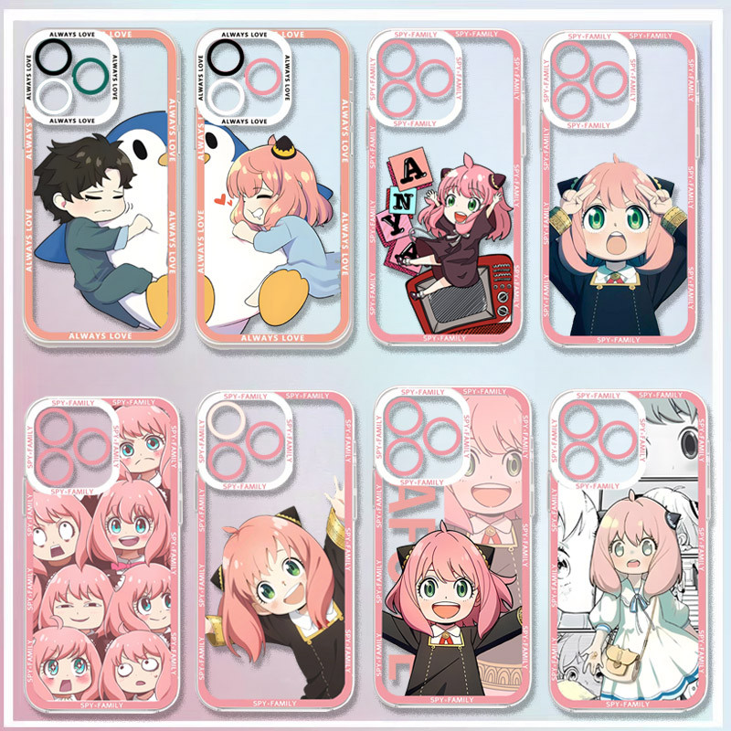 Ốp Điện Thoại Cho infinix Note 10 40 30 Pro 12 G96 TECNO POVA 3 CAMON 30 5G Smart 7 Zero 5G 2023 30 4G Ốp Lưng Anime Dễ Thương SPY Họ Anya Mềm Hoạt Hình Trò Chơi Trong Suốt