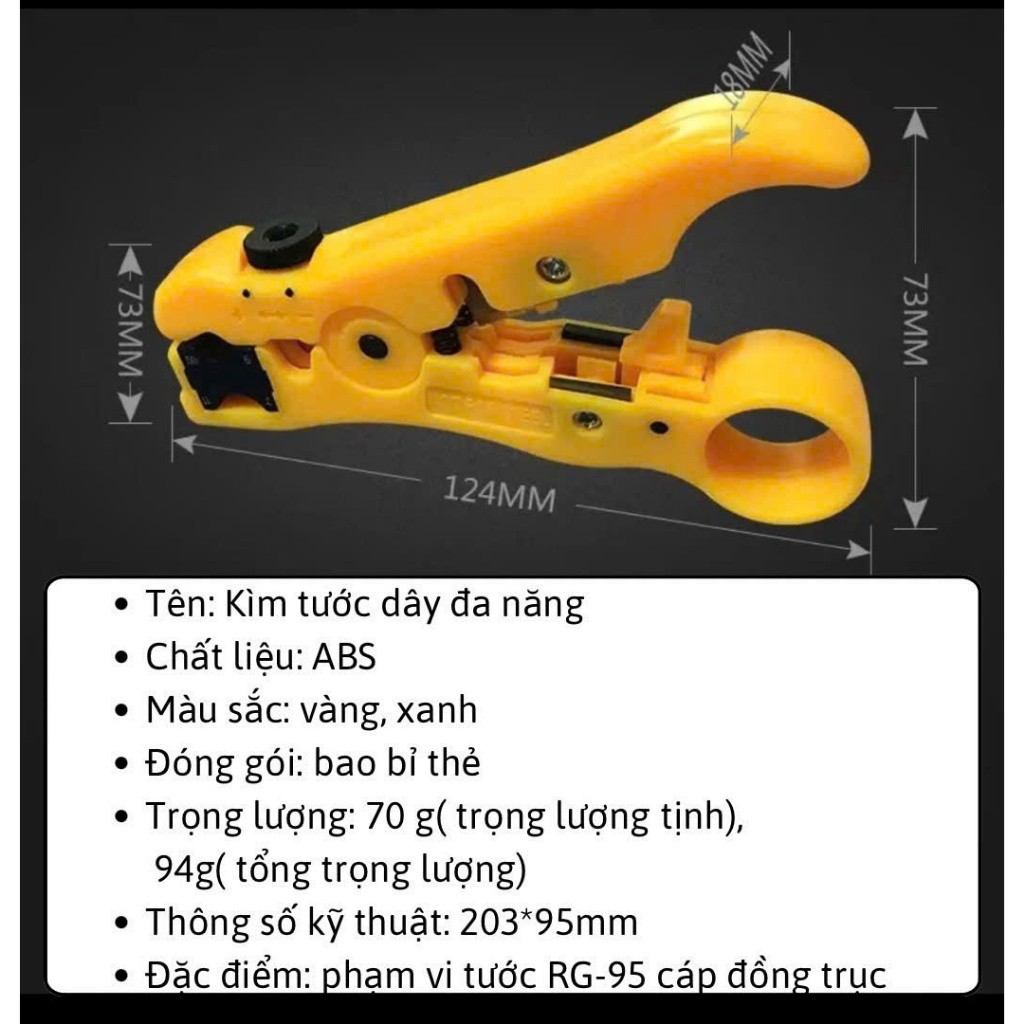 Kìm tuốt cáp Rdeer RT-962,kềm tuốt cáp,dao tuốt dây cáp mạng,kìm dây cáp,kềm dây cáp,dao cắt cáp,dao tiện cáp mạng,dao