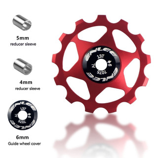 BUCKLOS 5 Màu Xe Đạp Đường Bộ Hướng Dẫn Con Lăn MTB 11T 13T Jockey Bánh Xe Đạp Ròng Rọc Bánh Xe Idler 4mm 5mm 6mm Phụ Kiện Xe Đạp
