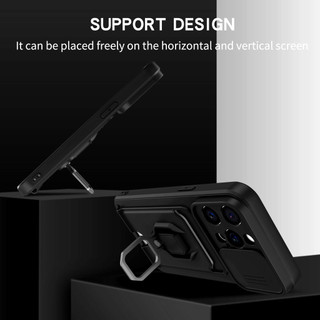 Dành Cho iphone 15 Pro Max / 14 Plus / 13 Pro / 12 / 11 Ốp Lưng 4 Trong 1 Trượt Camera Bao Đựng Thẻ Đứng Vuông Freebie Dây Chống Sốc Chống Rơi Mỏng Mềm TPU Cover