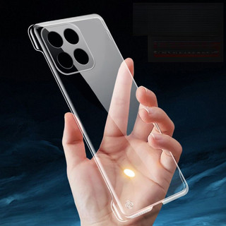 Ốp Cứng Trong Suốt Cho Honor X7C 200 Smart Siêu Mỏng Pha Lê Trong Suốt Không Khung Vỏ Điện Thoại Bảo Vệ Ống Kính