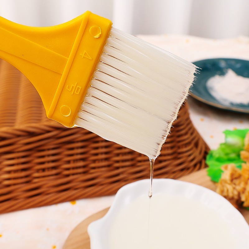 [Trang chủ] Bàn chải dầu chịu nhiệt cao | Dụng cụ nhà bếp PET + PP chống độc hại để nướng / BBQ, Thiết kế dễ làm sạch với 2 tùy chọn kích thước, Có thể tái sử dụng & bền bỉ