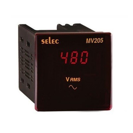 Đồng hồ đo điện áp Selec MV305,MV205,MV15, đồng hồ tủ điện Selec,đồng hồ volt hiển thị số, đồng hồ vôn đo điện áp,đồng