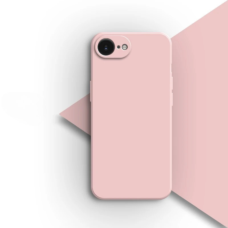 Ốp Điện Thoại TPU Mềm Silicon Lỏng Vuông Cho iPhone 16/16 Pro/16 Pro Max/16 Plus/16e, Chống Vân Tay, Bảo Vệ