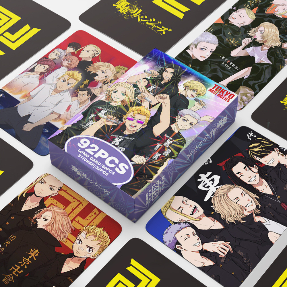 92 Chiếc Jujutsu Kaisen Cưa Xích Người Lomo Cards Tokyo Revengers Hunter × Hunter Nhân Vật Hoạt Hình Dán Photocards THE FIRST SLAM DUNK Hình Ảnh Bưu Thiếp YM