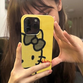 Ốp lưng 2 trong 1 Hello Cat dễ thương cho Apple 16 Pro Max iPhone 15 Phim hai lớp 14 Pro 13 / 12 / 11 Pro Max 7 / 8p Xs Max Vỏ bảo vệ chống sốc