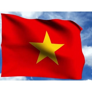 Lá Cờ Việt Nam Lớn, Cổ Vũ, Treo Lễ Tết (70cm X 1.2m)