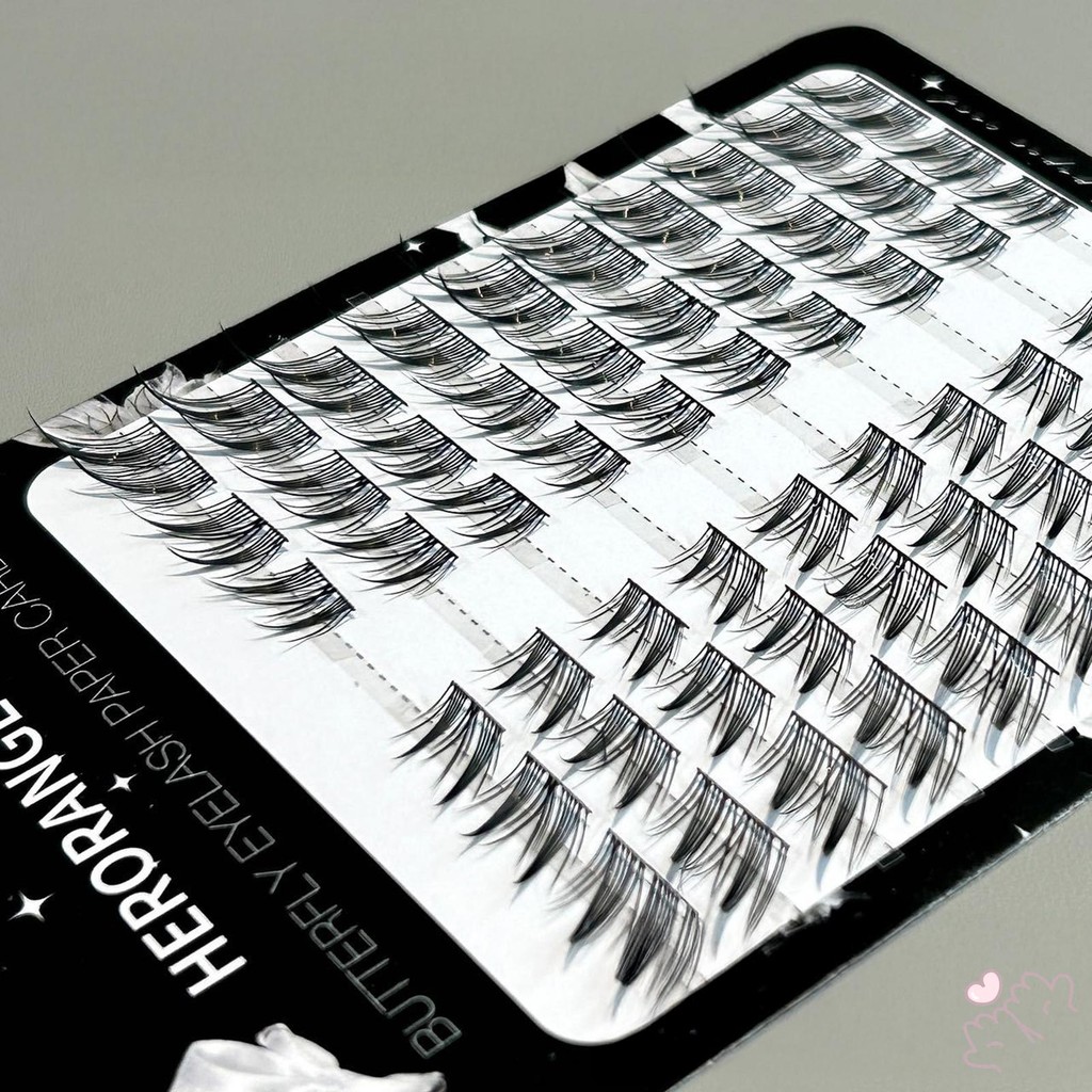 Dây mỏng Wispy Lash Cụm siêu nhẹ Lông mi giả lâu trôi nâng cao vẻ ngoài của bạn cho mọi dịp