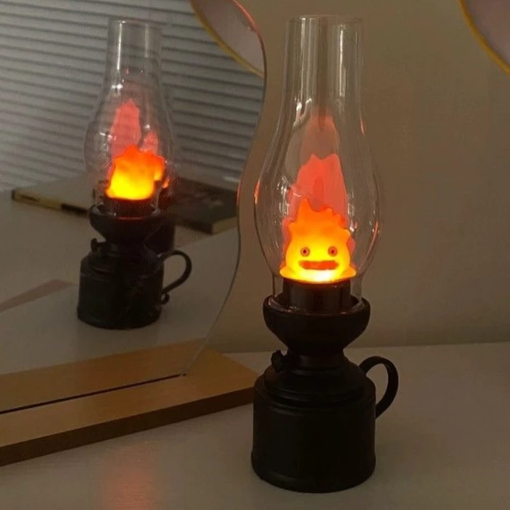 Đèn ngủ siêu tối Calcifer Flame cho phòng ngủ trẻ em
