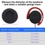 10 Miếng Đệm Tai Nghe Bọt Dày Đệm Tai 3.5 / 4.5 / 5.5 / 6cm Cho Tai Nghe Tròn Earhook mới