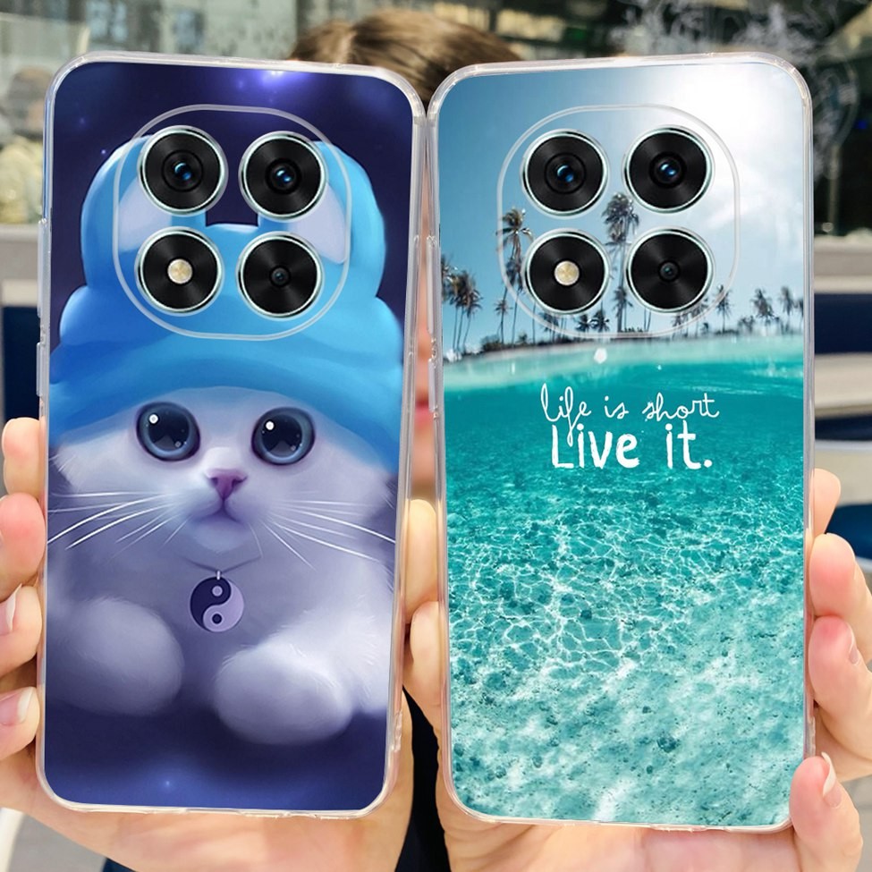 Ốp lưng Xiaomi Poco X7 Thẩm mỹ trong suốt Phim hoạt hình dễ thương Ốp lưng TPU mềm Poco X7 Vỏ điện thoại trong suốt