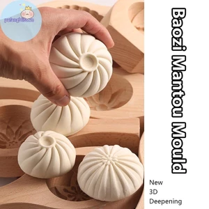 Pufangbliss Gỗ Nguyên Chất Hấp Khuôn Bánh Mì Pasta Túi Hấp Nhồi Bông Bun Bánh Ngọt Hấp Nhồi Bông Hộ Gia Đình Phong Cách Trung Hoa Dụng Cụ Nấu Ăn VN