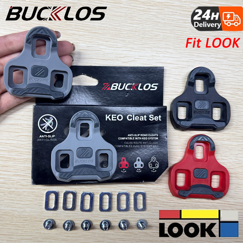 Bucklos LOOK KEO Cleat Kèm Xe Đạp Đường Bộ Chống Trơn Trượt 0 / 4.5 / 9° Cleats Pedal RB Phụ tùng xe đạp Cleat bền bỉ