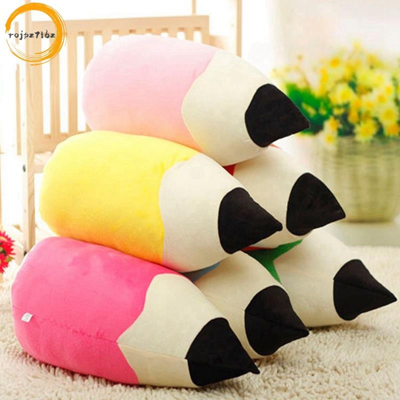 Gối Bút Chì Dễ Thương Lớp Học Gối Sang Trọng Cho Trẻ Em Góc Đọc Trở Lại Trường Đệm Quà Tặng Giáo Viên Đệm Cho Phòng