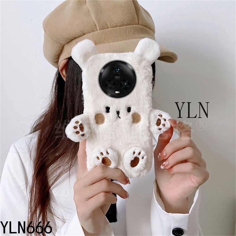 Dành Cho Honor 50 60 70 80 90 100 200 400 PRO 400LITE 90LITE 200LITE 200SMART 50SE 60SE 80SE Thời Trang Phong Cách Mới Gấu Dễ Thương Sang Trọng Vỏ Bảo Vệ Sang Trọng Phong Cách Sang Trọng