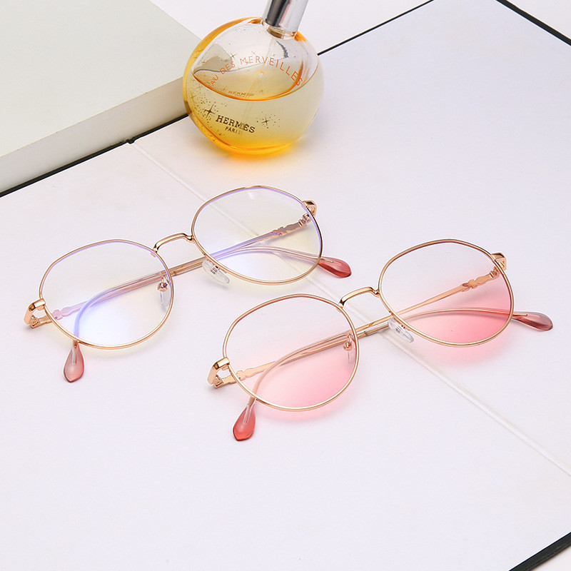Kính bảo vệ bức xạ, -0.5 đến -4.25 độ,Thời trang, Kính mắt mèo, Nam nữ Kính cận thị chống ánh sáng xanh, Cận thị tùy chọn 092