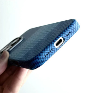 Iphone từ tính siêu mỏng 16 15 13 12 14 Pro Max Ống kính hợp kim mờ PC cứng Vỏ sợi Carbon hình học.
