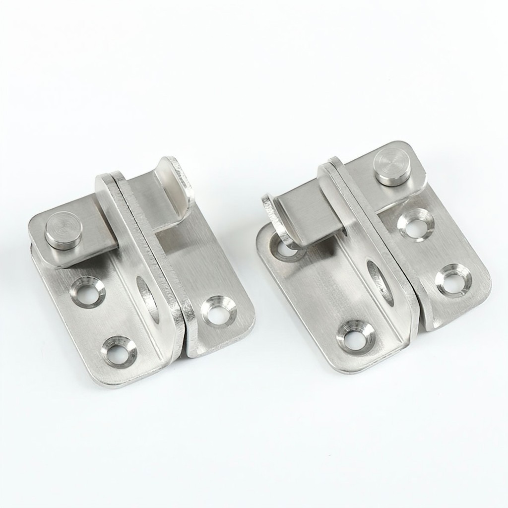 Then Cài Cửa, Chốt Khóa Cửa Vật Liệu Bằng Inox Bền Bỉ Và Chắc Chắn