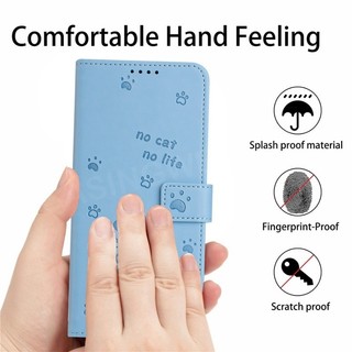 Dành Cho Samsung GalaxyS25 FE A17 A27 A16 A26 A36 A56 A06 A07 A57 S25 Plus Ultra 5G Flip Phone case Vỏ Da Sang Trọng Khe Cắm Thẻ 3D Ví Mèo Flip Cover Đứng Vỏ Vỏ