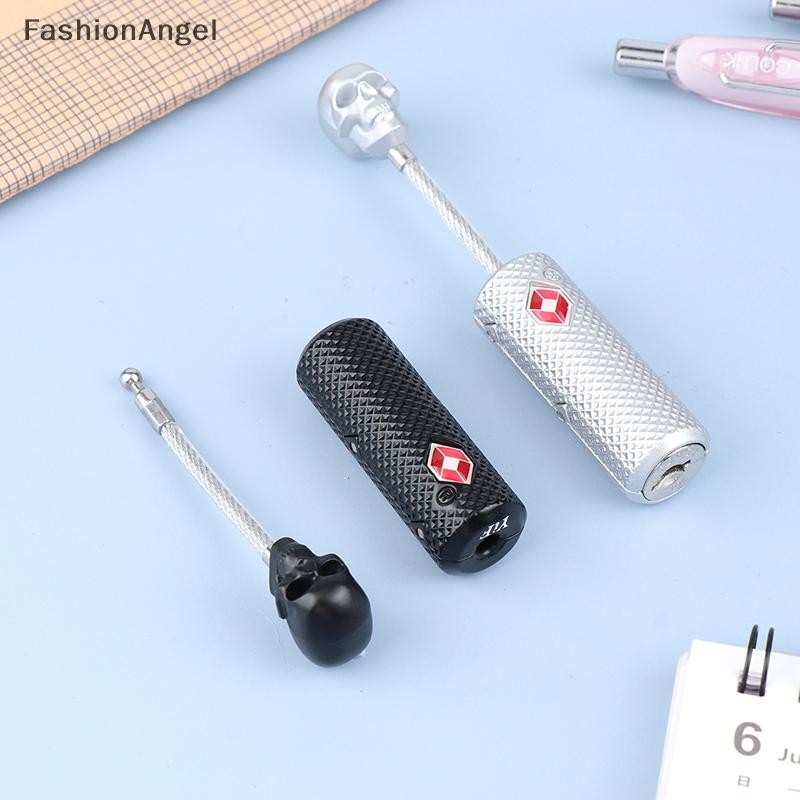 Khóa hải quan FashionAngel Xe đẩy kim loại nước ngoài Hành lý Su
