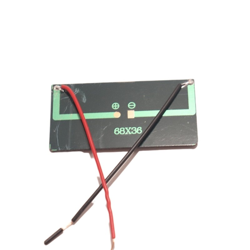 OXXGGKAO 5V 60mA Tấm sạc năng lượng mặt trời Tấm năng lượng mặt trời Mini 68x36mm Dễ dàng mang theo năng lượng mặt trời để đi bộ đường dài, cắm trại, thiết bị di động P