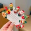 YT4 Giáng Sinh Ông Già Noel Kẹp Tóc Nữ Mỏ Vịt Kẹp Lễ Hội Chuông Cây Nai Sừng Tấm Kẹp Tóc Trẻ Em Quà Tặng