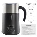 Máy tạo bọt sữa điện 5 trong 1 - Máy tạo bọt nóng lạnh 24oz / 700ml và hâm sữa cho Latte / Cappuccinos / Sôcôla nóng 500W Máy tạo bọt cà phê chống trượt — ảnh 4