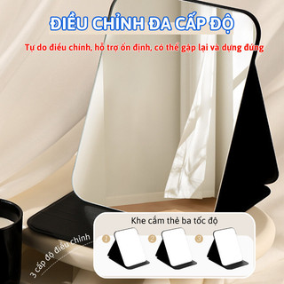 Gương Mỹ Phẩm Gấp Gọn Bunnies House, Điều Chỉnh Độ Nghiêng, Tiện Lợi.