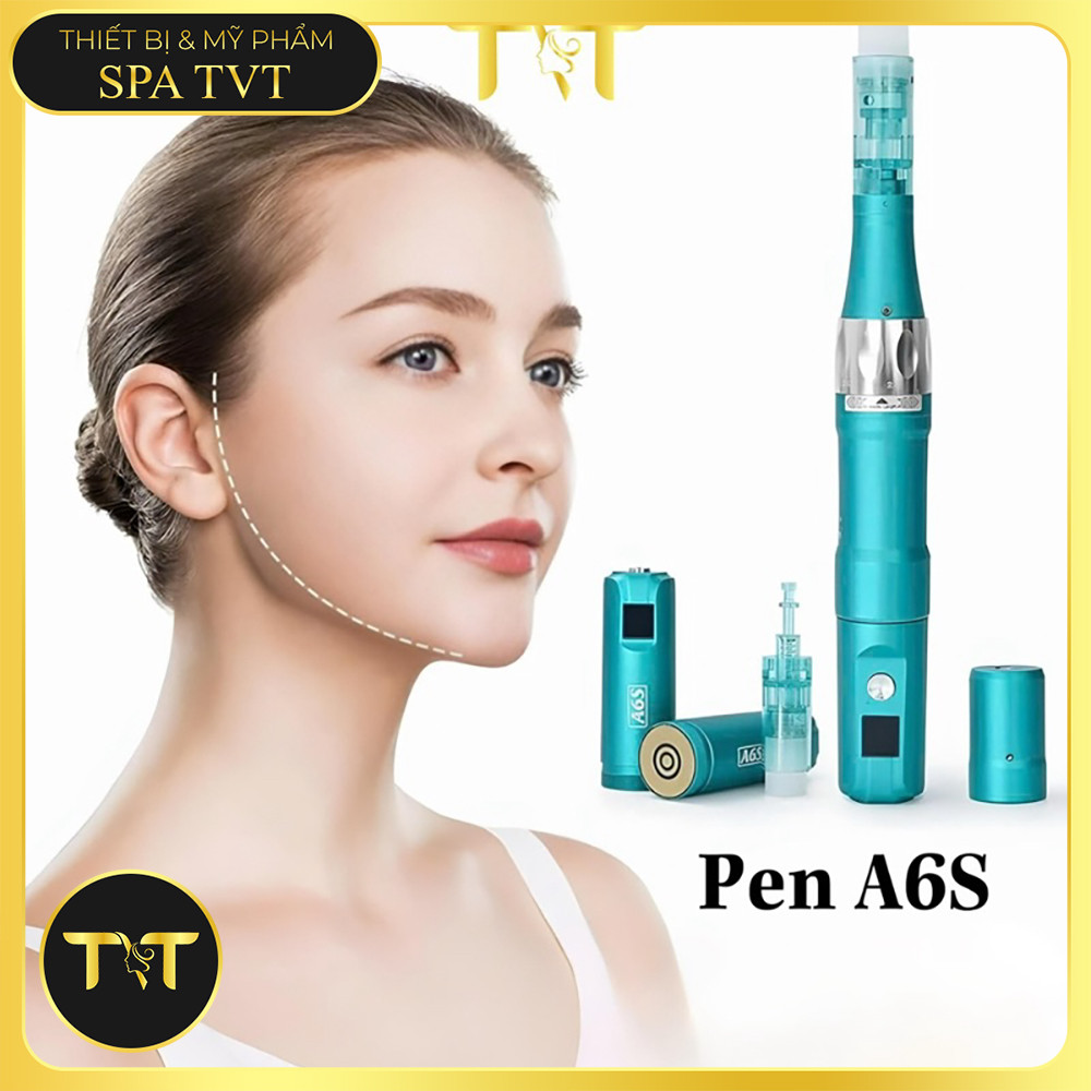MÁY PHI KIM DR.PEN A6S TÍCH ĐIỆN 2 PIN – THU NHỎ LỖ CHÂN LÔNG, HỖ TRỢ CĂNG BÓNG VÀ TRẺ HÓA DA