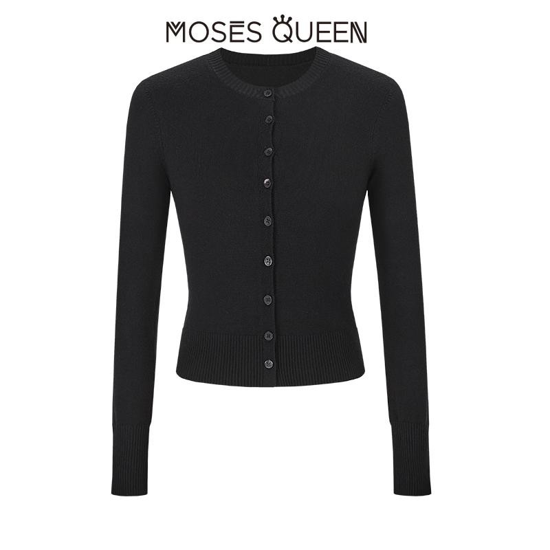 < MOSESQUEEN > Áo khoác thay thế đa năng phong cách Pháp, dáng slim và skinny cho nữ, làm từ vải dệt đan #59260 | BigBuy360 - bigbuy360.vn