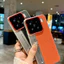 Dành Cho Xiaomi 15 15 Pro, 14 Pro 14 Ốp Lưng ELVEV Họa Tiết Tam Giác Thời Trang Da PU + Vỏ Bảo Vệ Camera PC Cứng