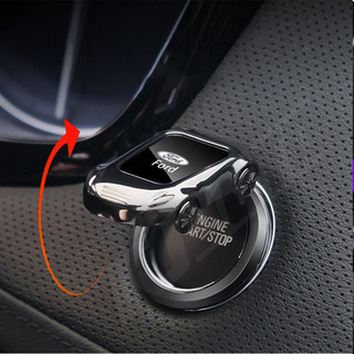Ford Car One-Click Start Nút Trang Trí Dán Hợp Kim Kẽm Bảo Vệ Dành Cho Fiesta Ranger T6 T7 T8 T9 Focus Territory Everest Ecosport Ka Fusion Raptor Escape Phụ Kiện