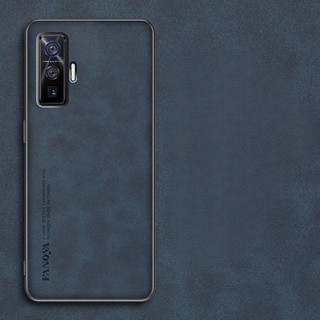 Ốp lưng Vivo iQOO 5 Pro 5G V2025A Da PU chống sốc Vỏ cứng Vỏ điện thoại mờ Ốp lưng silicon cho Vivo iQOO 5 Pro V2025A