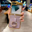 Cao Cấp Sang Trọng Mới Độc Đáo Ốp Lưng Điện Thoại Samsung Galaxy Z Flip7 Cổ Điển Gấp Dành Cho Z Flip 3 4 5 6 7FE Có Dây Buộc Vòng Ngón Tay Vỏ Mạ Điện