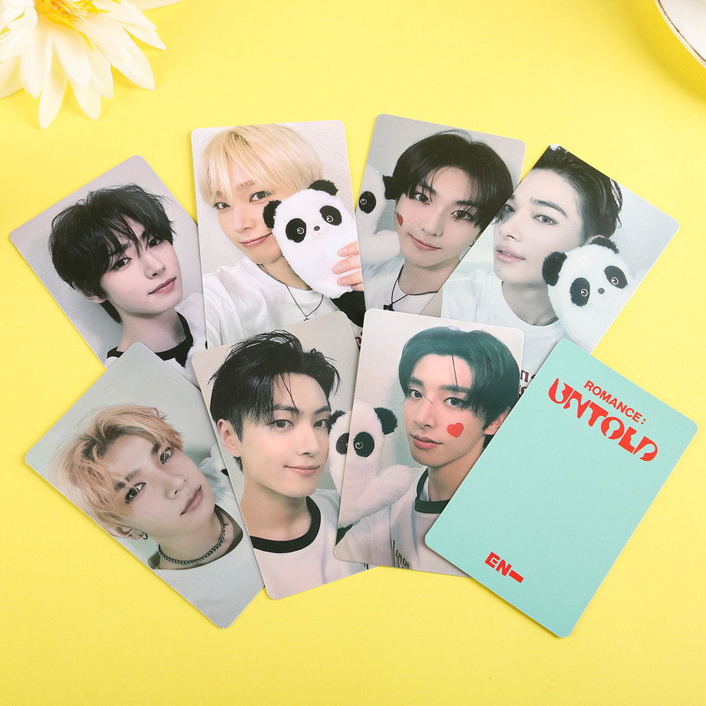7-8 chiếc EN ROMANCE UNTOLD daydream Lomo Card KBS Christmas MUSIC BANK XANH KHÔNG POP UP Photocards JUNGWON HEESEUNG JAY JAKE SUNGHOO NI-KI Photo Bưu Thiếp YM