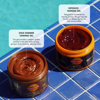 Intensive Tanning Gel Intensive Shimmer Gold Glow Tanning Skin Nourishing Long Lasting Instant Tanner Enhancer