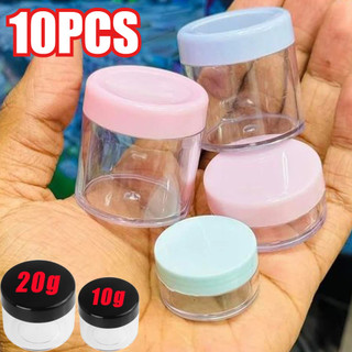 10 / 20g Mini Nhỏ Du Lịch-Size Lọ Mỹ Phẩm - PS Chất Liệu Chống Rò Rỉ Thiết Kế Hộp Đựng Kem Serum Chăm Sóc Da
