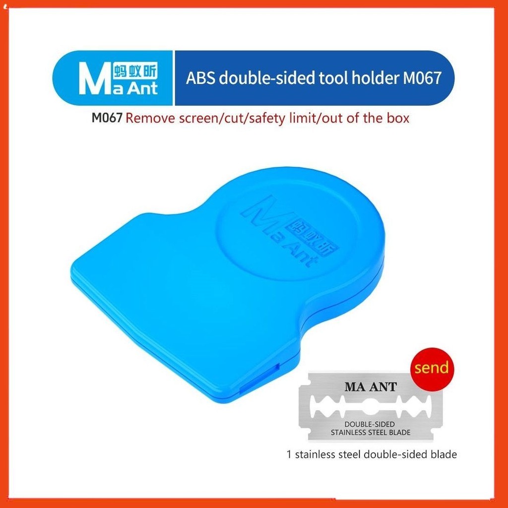 Cán dao lam mỏng MAANT M067 kẹp lưỡi dao tăng độ cứng, dễ thao tác lách keo, tách màn