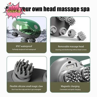 Máy mát xa điện PNPIA Máy mát xa da đầu cho chó có thể sạc lại Liên hệ với thú cưng Thư giãn Chăm sóc sức khỏe Massage Boutique