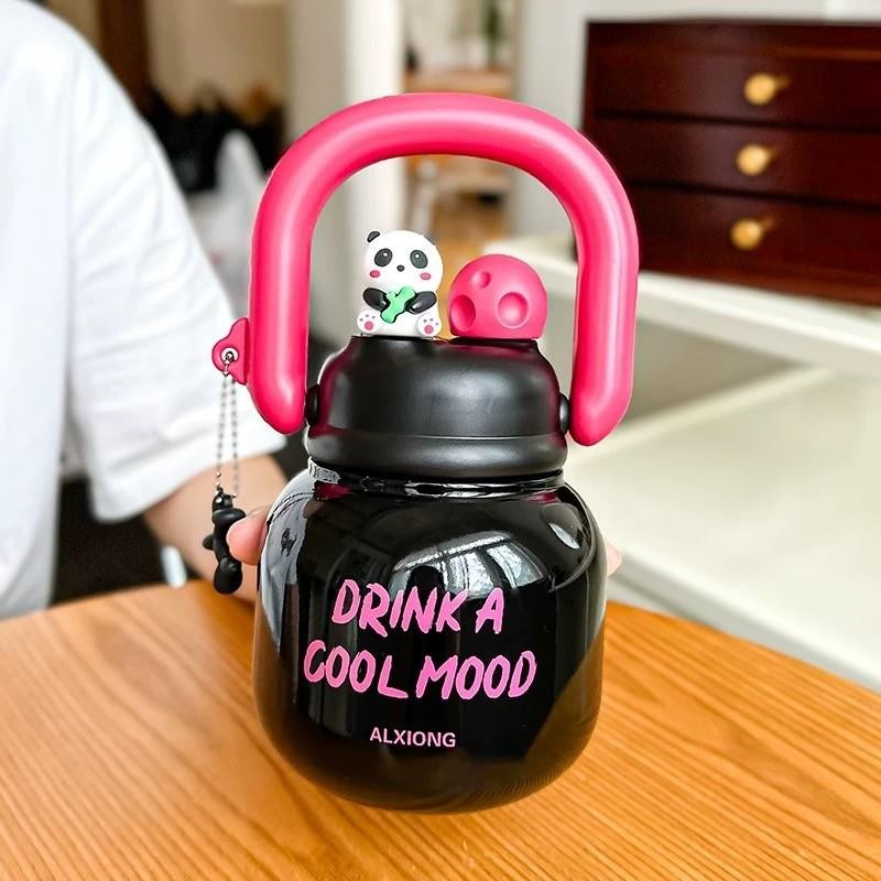 Bình Giữ Nhiệt DRINK 680ml Inox 316 Có Lõi Lọc Trà Và Quai Xách